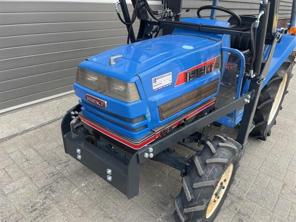 Grote foto iseki ta227 4wd 25 pk minitractor met frontlader voorlader agrarisch tractoren