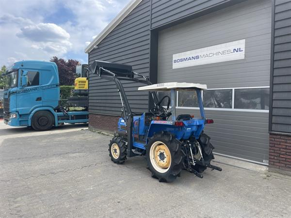 Grote foto iseki ta227 4wd 25 pk minitractor met frontlader voorlader agrarisch tractoren