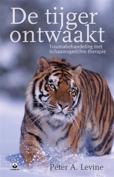 Grote foto de tijger ontwaakt boeken gezondheid en voeding