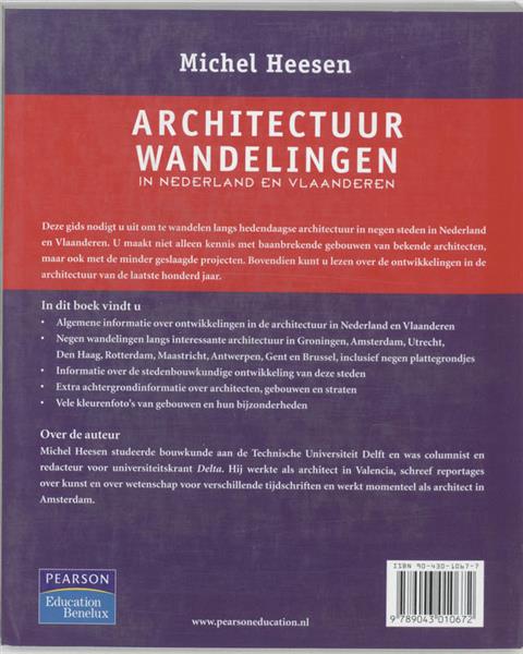 Grote foto architectuurwandelingen in nederland en vlaanderen boeken overige boeken