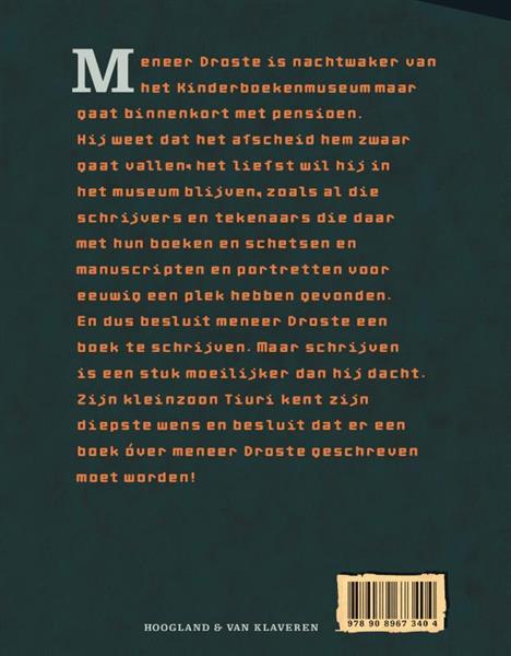 Grote foto meneer droste van het kinderboekenmuseum boeken jeugd 13 jaar en ouder
