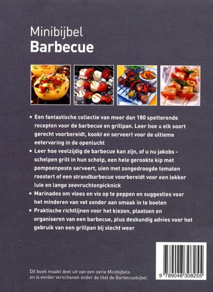 Grote foto barbecue minibijbel boeken kookboeken