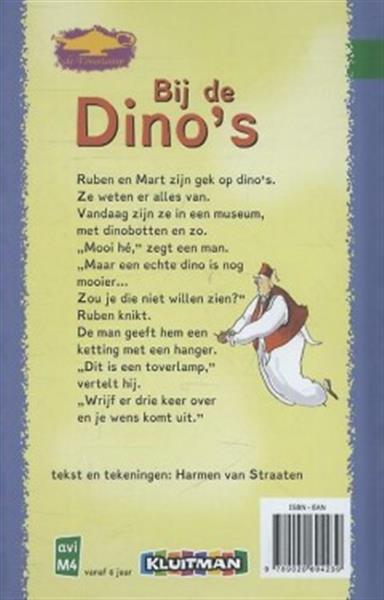 Grote foto bij de dino klavertje twee boeken jeugd 13 jaar en ouder