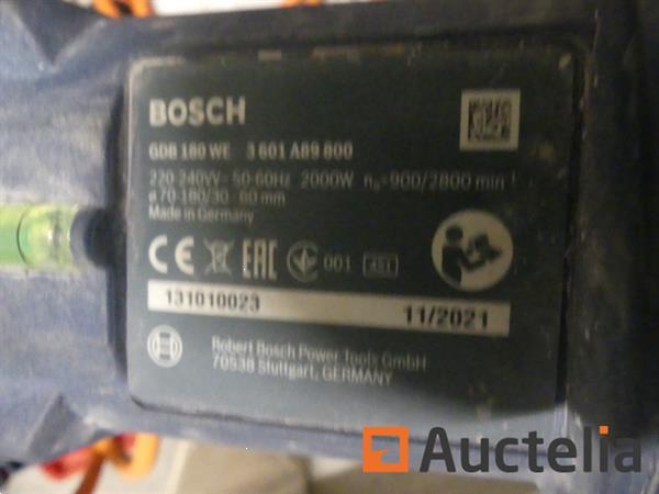 Grote foto bosch gdb 180 we kernboormachine doe het zelf en verbouw ijzerwaren en bevestigingsmiddelen