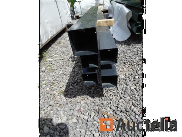 Grote foto 5 vierkante palen van 3m40 ral 7016 doe het zelf en verbouw onderdelen en accessoires