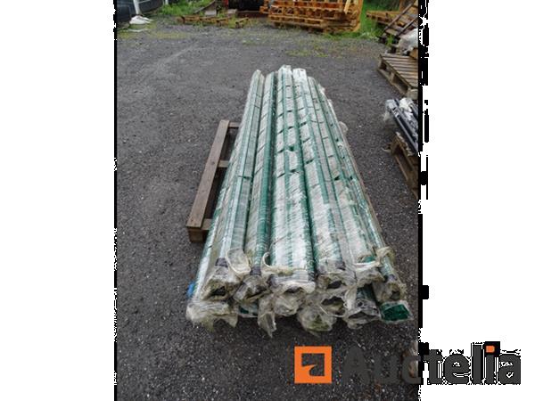 Grote foto 20 geplastificeerde universele mast diameter 48 mm lengte 2 00 m ral 6005 doe het zelf en verbouw onderdelen en accessoires