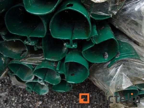 Grote foto 20 geplastificeerde universele mast diameter 48 mm lengte 2 00 m ral 6005 doe het zelf en verbouw onderdelen en accessoires