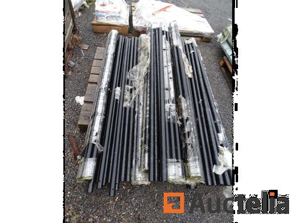 Grote foto 30 paal diameter 38 mm lengte 1m60 ral 9005 doe het zelf en verbouw onderdelen en accessoires