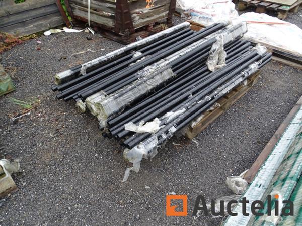 Grote foto 30 paal diameter 38 mm lengte 1m60 ral 9005 doe het zelf en verbouw onderdelen en accessoires