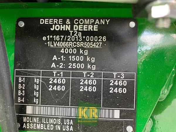 Grote foto john deere 4066r 692019 agrarisch akkerbouw