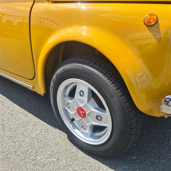 Grote foto fiat 500 luxe 1969 star yellow auto fiat