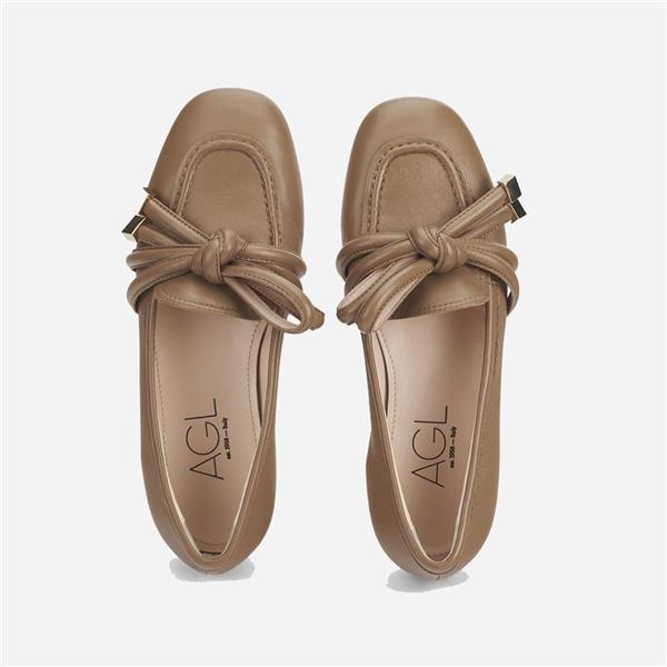 Grote foto agl moccasin met strik maat 39 5 kleding dames schoenen