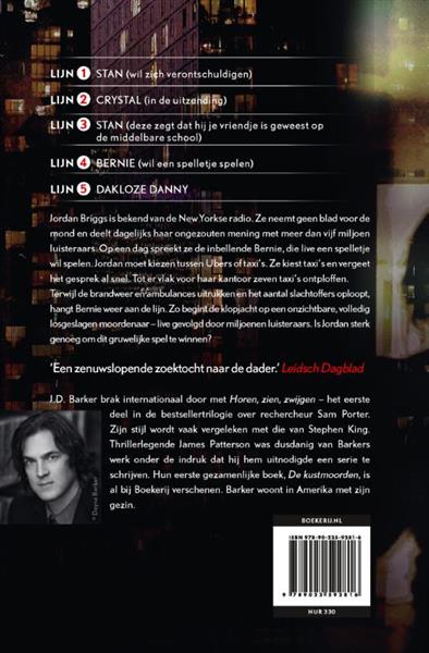 Grote foto de beller op lijn vier boeken thrillers
