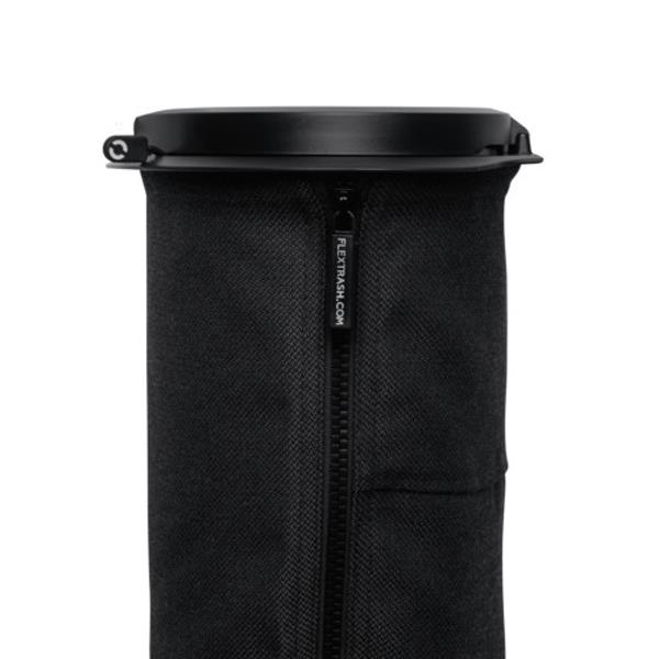 Grote foto flextrash afvalbak s 3l boldly black caravans en kamperen caravan accessoires