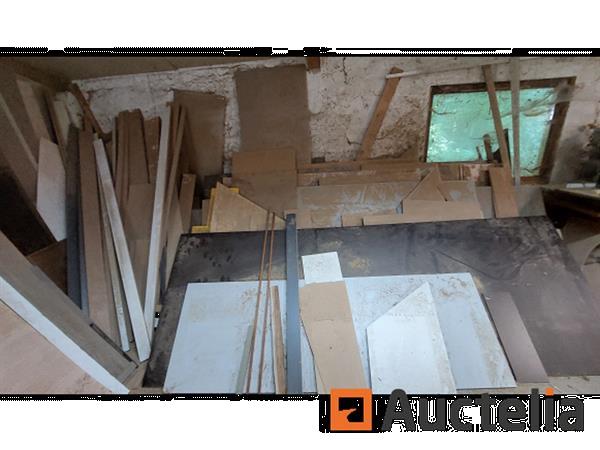 Grote foto lot hout doe het zelf en verbouw ijzerwaren en bevestigingsmiddelen