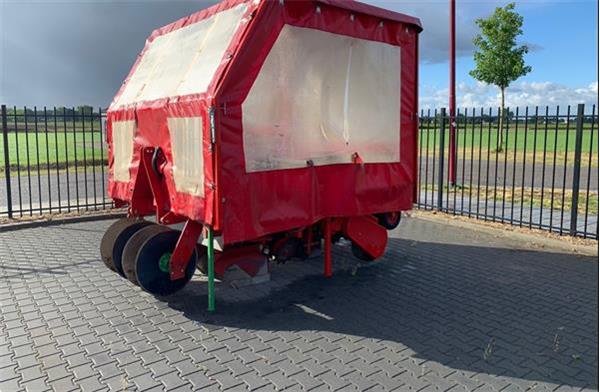 Grote foto elco beddenplantmachine 4 rijen met schijven agrarisch zaaimachines