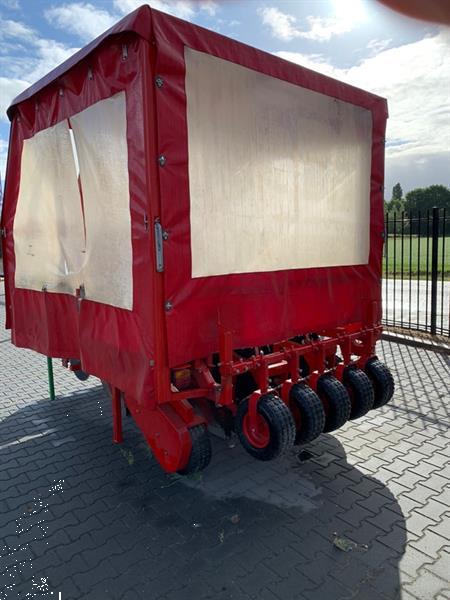 Grote foto elco beddenplantmachine 4 rijen met schijven agrarisch zaaimachines