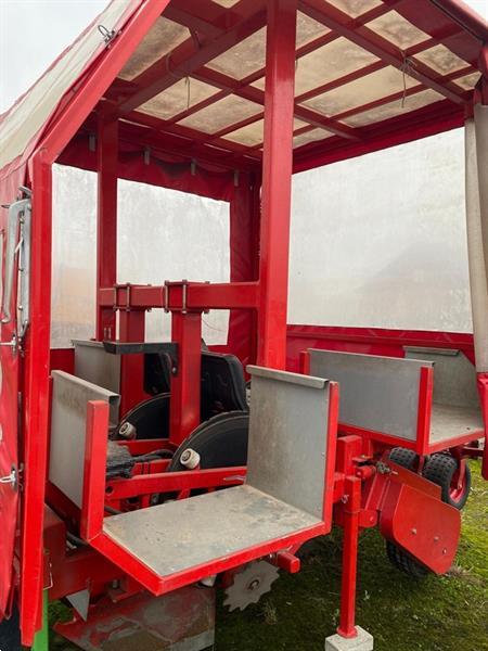 Grote foto elco beddenplantmachine 4 rijen met schijven agrarisch zaaimachines