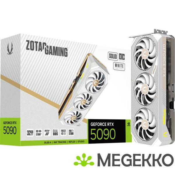 Grote foto zotac gaming geforce rtx 5090 solid oc nvidia 32 gb gddr7 computers en software videokaarten