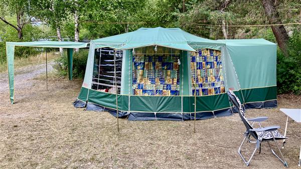 Grote foto gerjak tago dessert vouwwagen caravans en kamperen vouwwagens