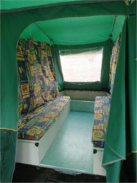 Grote foto gerjak tago dessert vouwwagen caravans en kamperen vouwwagens
