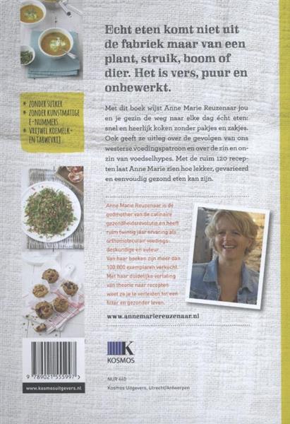 Grote foto natuurlijk boeken kookboeken