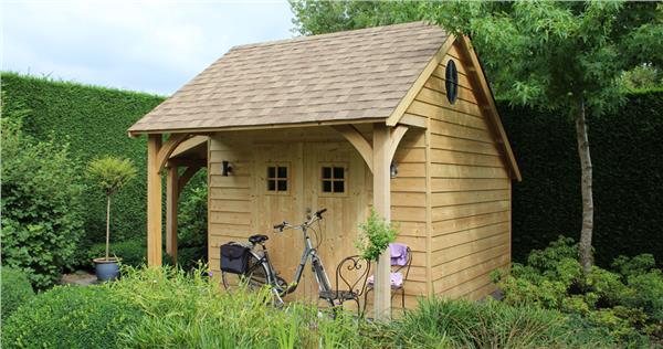 Grote foto landelijk tuinhuis lodge in diverse maten tuin en terras tuinhuisjes en blokhutten