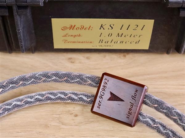 Grote foto kimber kable select ks 1121 highend audio interconnects xlr 1 0 metre audio tv en foto onderdelen en accessoires