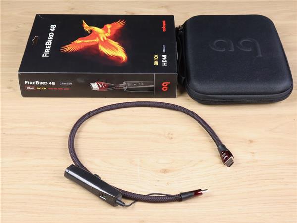 Grote foto audioquest firebird 48 full silver highend audio 8k 10k hdmi cable 0 6 metre audio tv en foto onderdelen en accessoires
