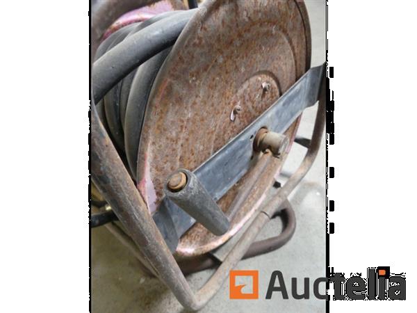 Grote foto elektrische pneumatische slanghaspel met bouwplaatsverlichting doe het zelf en verbouw gereedschappen en machines