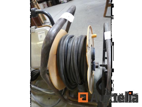 Grote foto elektrische pneumatische slanghaspel met bouwplaatsverlichting doe het zelf en verbouw gereedschappen en machines