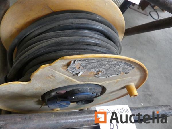 Grote foto elektrische pneumatische slanghaspel met bouwplaatsverlichting doe het zelf en verbouw gereedschappen en machines