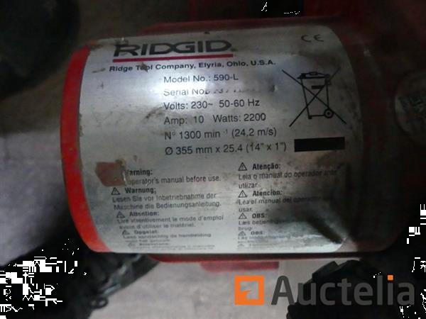 Grote foto ref 62462 ridgid 590 l draagbare metalen kettingzaag doe het zelf en verbouw ijzerwaren en bevestigingsmiddelen
