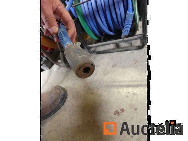 Grote foto elektrische pneumatische slanghaspel met bouwplaatsverlichting doe het zelf en verbouw gereedschappen en machines