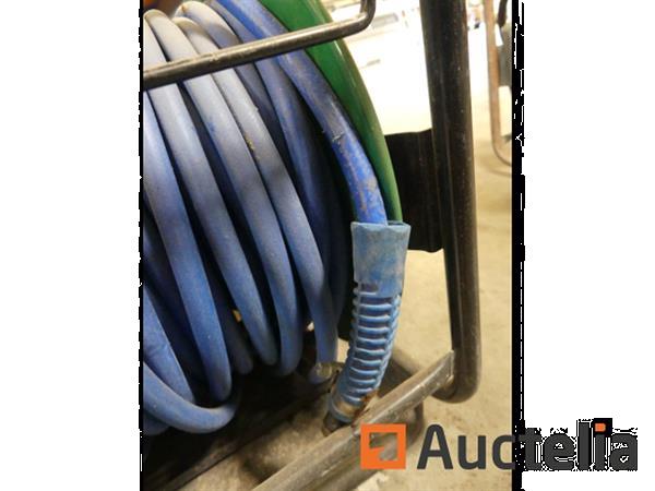 Grote foto elektrische pneumatische slanghaspel met bouwplaatsverlichting doe het zelf en verbouw gereedschappen en machines