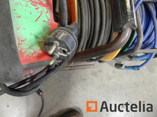 Grote foto elektrische pneumatische slanghaspel met bouwplaatsverlichting doe het zelf en verbouw gereedschappen en machines