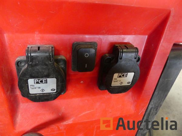 Grote foto elektrische pneumatische slanghaspel met bouwplaatsverlichting doe het zelf en verbouw gereedschappen en machines