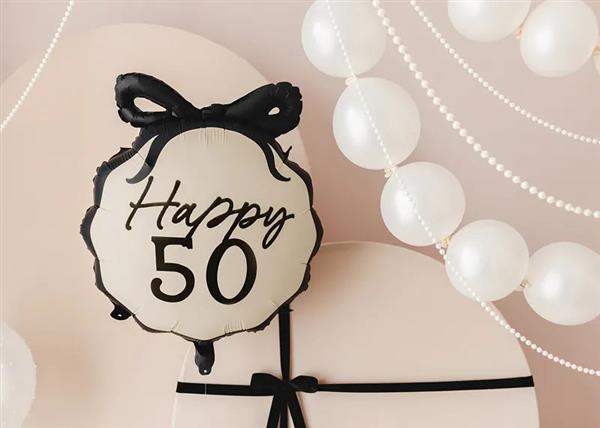 Grote foto happy 50 folie ballon 53cm verzamelen overige verzamelingen