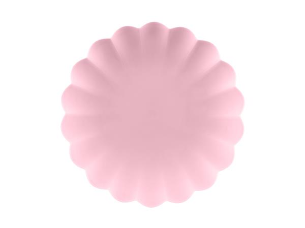 Grote foto roze borden plastic 22cm verzamelen overige verzamelingen