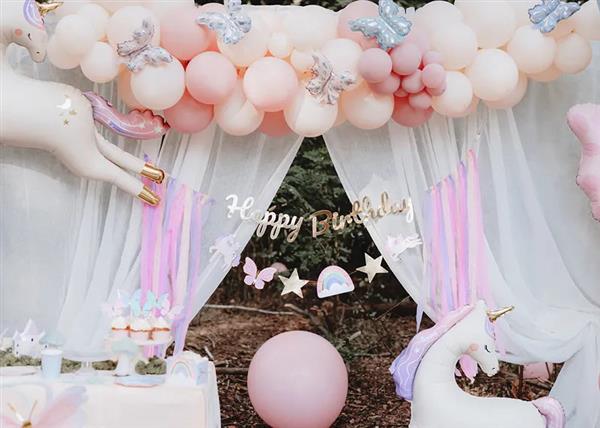 Grote foto unicorn happy birthday letterslinger 230cm verzamelen overige verzamelingen