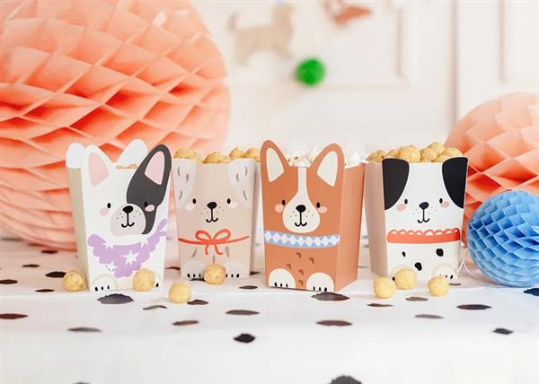 Grote foto popcornbakjes honden 6st verzamelen overige verzamelingen