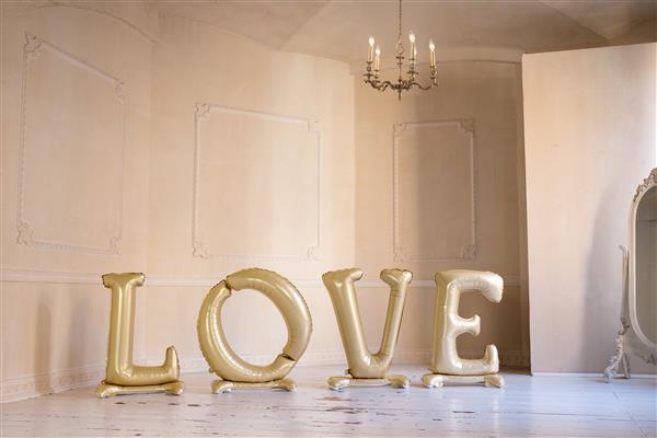 Grote foto folie ballon love 350cm leeg verzamelen overige verzamelingen