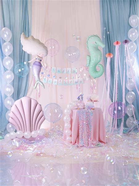 Grote foto happy birthday zeemeermin slinger 130x100cm verzamelen overige verzamelingen