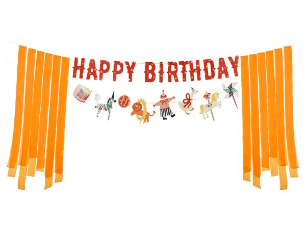 Grote foto happy birthday banner circus 275cm verzamelen overige verzamelingen