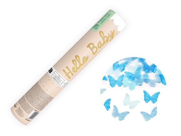 Grote foto confetti kanon blauwe vlinders 20cm verzamelen overige verzamelingen