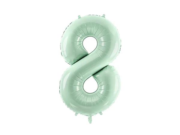 Grote foto cijferballon 8 jaar groen 72cm verzamelen overige verzamelingen