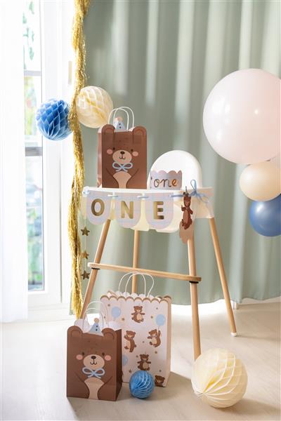Grote foto 1ste verjaardagset teddy bear blauw verzamelen overige verzamelingen