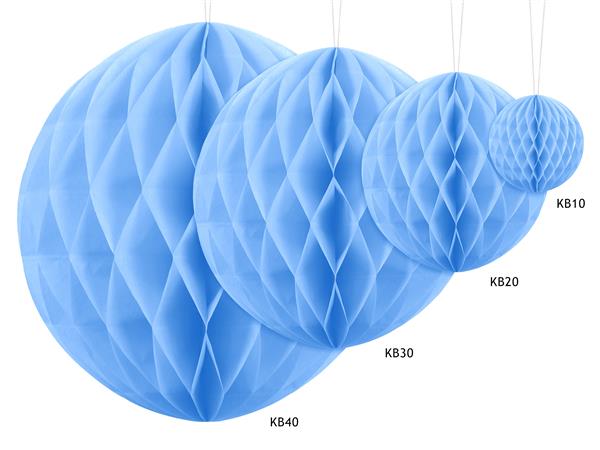 Grote foto honeycomb bal light blue 30cm verzamelen overige verzamelingen