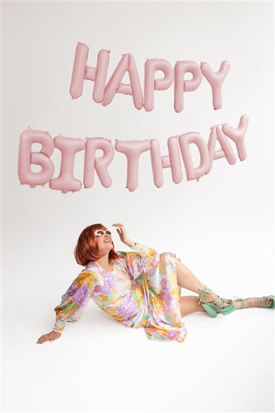 Grote foto folie ballon happy birthday 340x35cm pink verzamelen overige verzamelingen