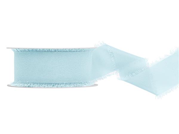 Grote foto chiffon lint light sky blue 40mm 10m verzamelen overige verzamelingen